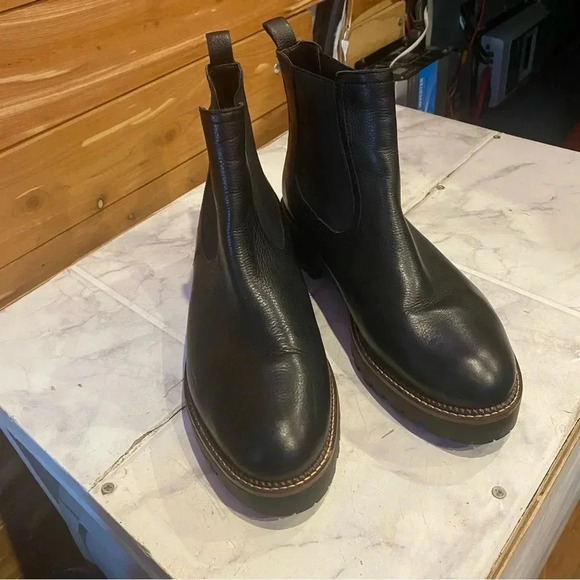 CASLON Miller Water Resistant Chelsea Boot Black Size 13M - Picture 3 of 11